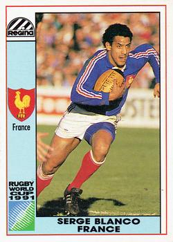 1991 Regina Rugby World Cup #90 Serge Blanco Front